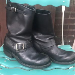Frye leather Moto boots 7